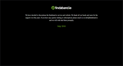 Desktop Screenshot of findaband.ie